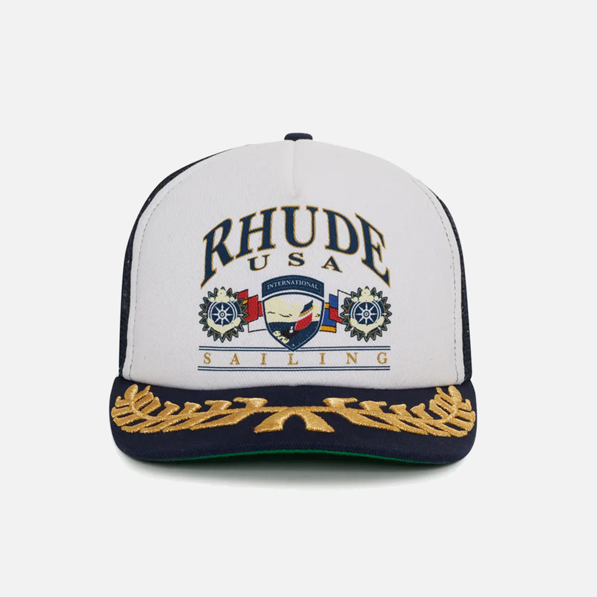 USA SAILING ICON TRUCKER HAT - NAVY / WHITE