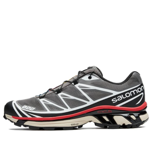 SALOMON XT-6 'Pewter Black Aurora Red' 472932
