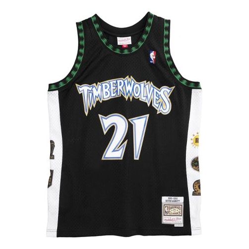 Mitchell & Ness NBA Swingman Jersey 'Minnesota Timberwolves - Kevin Garnett 1995-96' SMJYCP20029-MTIBLCK95KGA