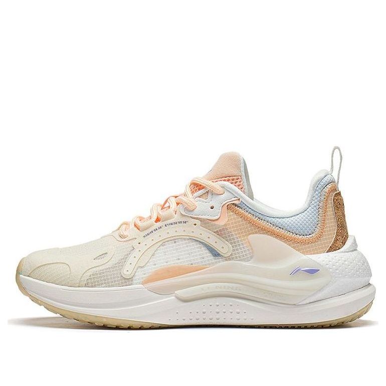 (WMNS) Li-Ning Spark 3 'Cream White Orange' AGLS062-2