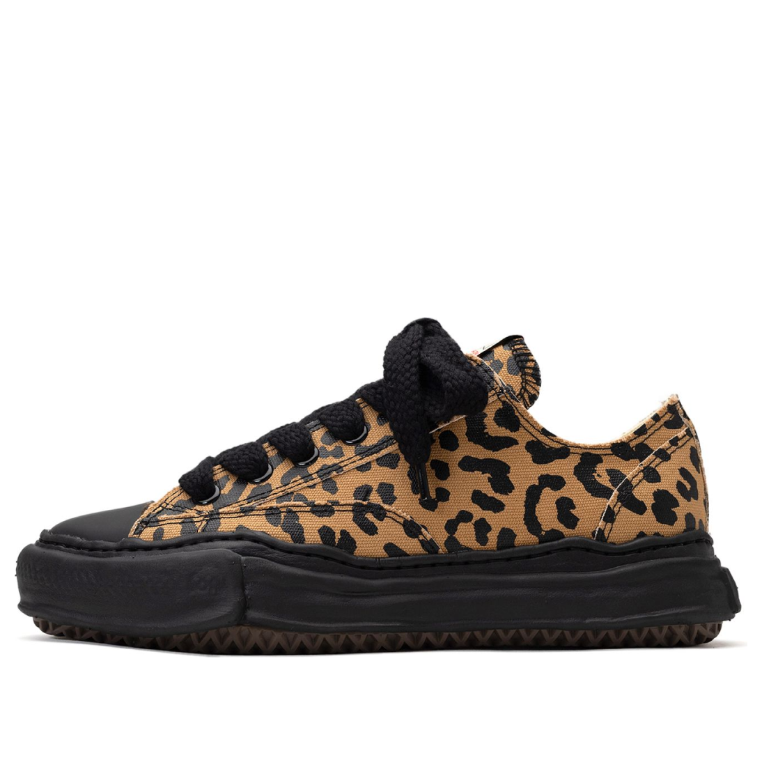 Maison MIHARA YASUHIRO PETERSON OG Sole Leopard Canvas Low-top Sneaker 'Brown' A10FW716-BRN