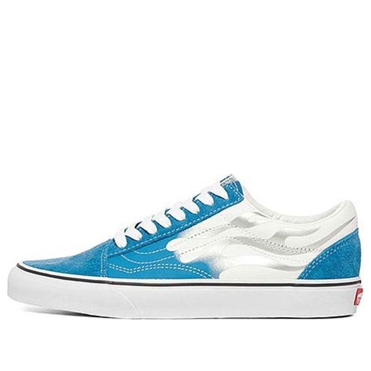 Vans Old Skool 'Flame - Mediterranian Blue' VN0A4U3BXF0