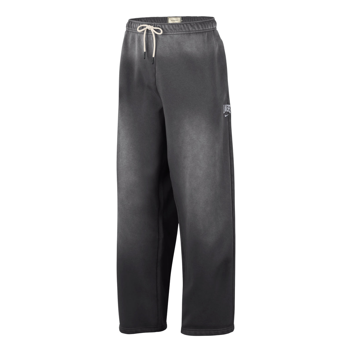 Nike Los Angeles Lakers Standard Issue Fleece Open-Hem Pants 'Dark Charcoal White' II5352-099 - Nike Professional Edition