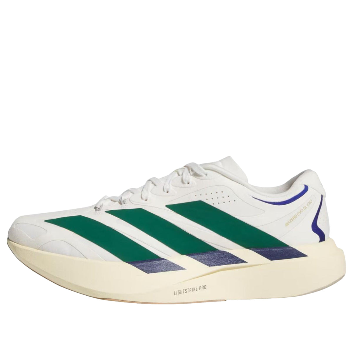 adidas Adizero Evo SL Exo Suede 'White Collegiate Green' KI4847 - adidas Professional Edition