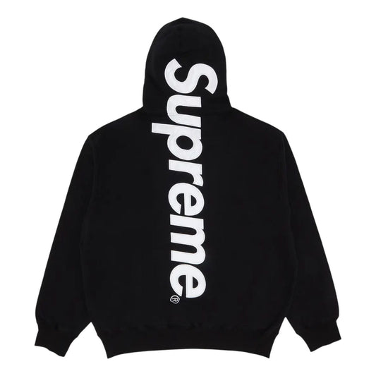 Supreme Satin Appliqué Hooded Sweatshirt FW24 'Black' FW24SW37-BLACK