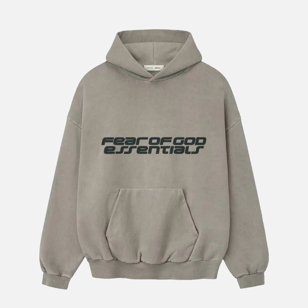 HEAVY FLEECE 90'S HOODIE - SMOKE GREY