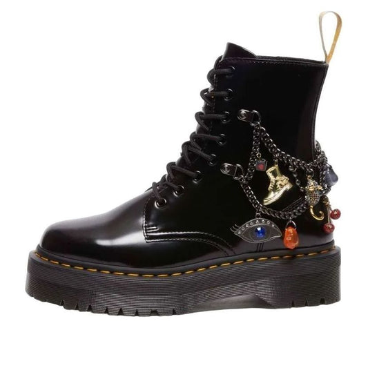 Dr. Martens Marc Jacobs Vegan Jadon Boots 'Black Oxford' 31396001