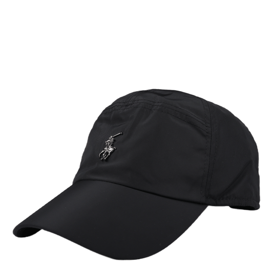 Pony-Plaque Commuter Cap Polo Black