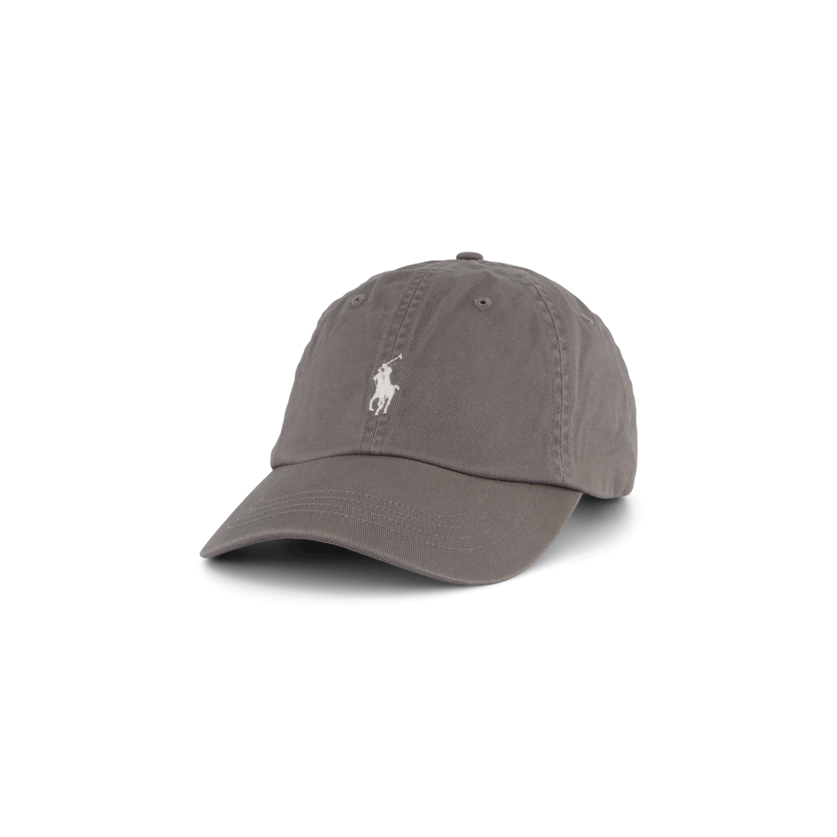 Cotton Chino Baseball Cap Perfect Grey / White