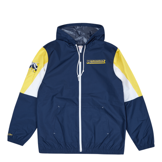 Michigan Throw It Back Full Zip Windbreak