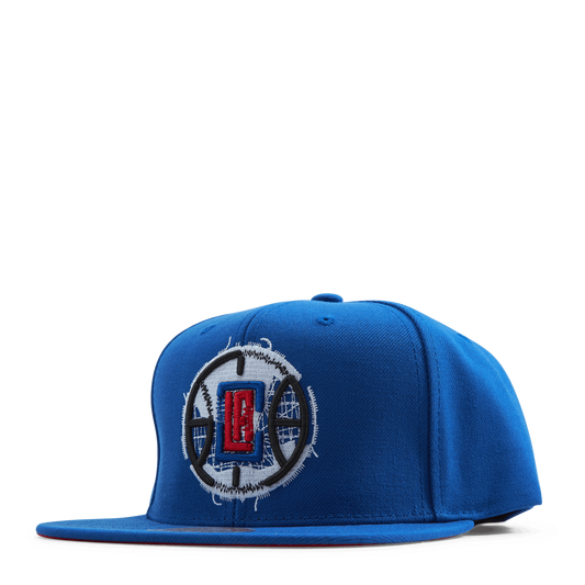 Clippers Embroidery Glitch Snapback