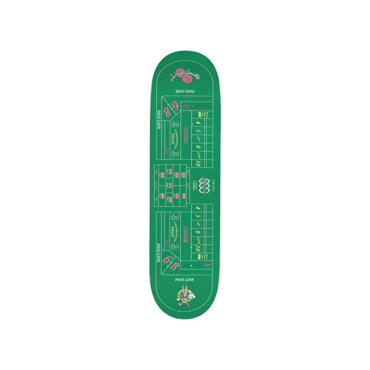 Craps Skate Deck Green