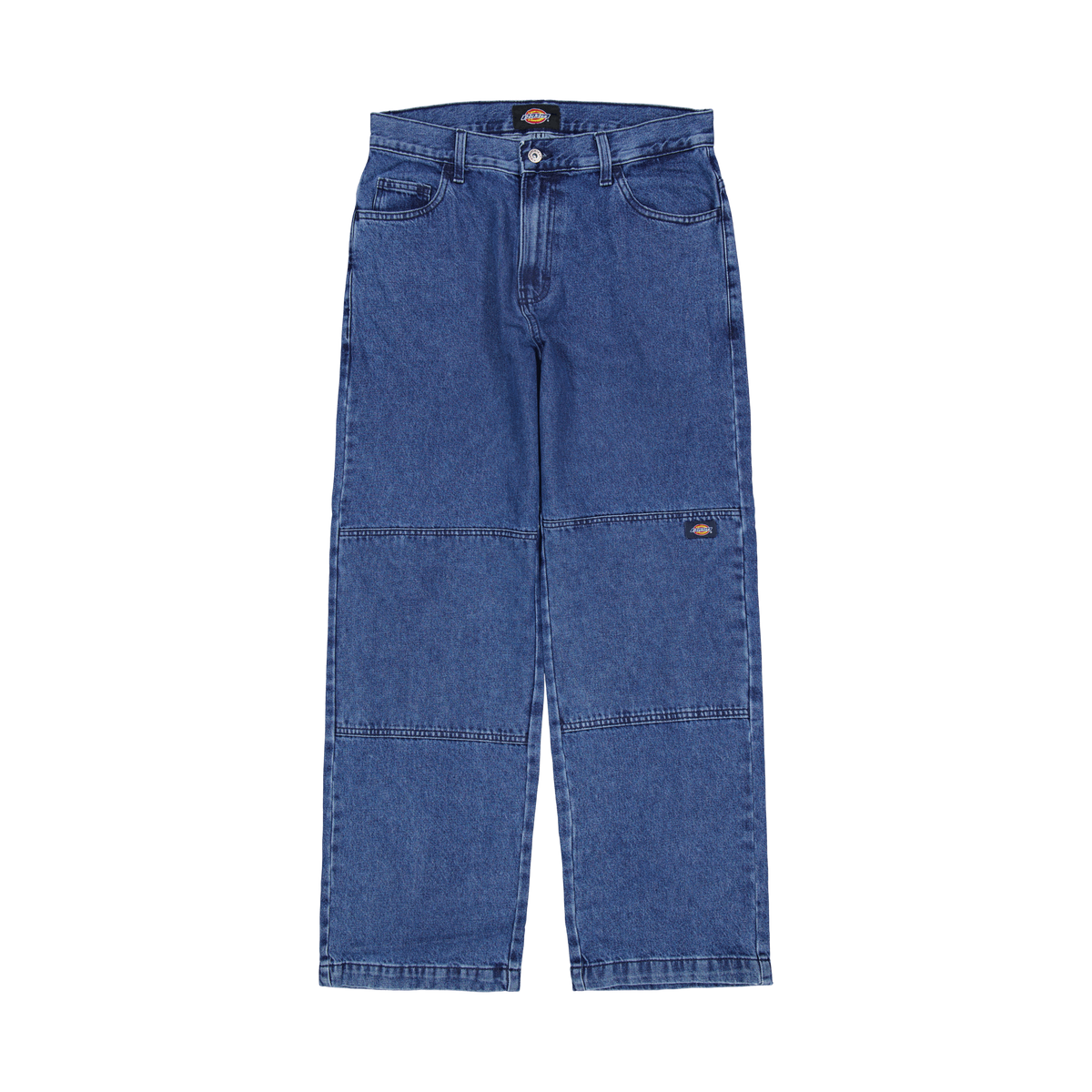 Double Knee Denim Pant Classic Blue