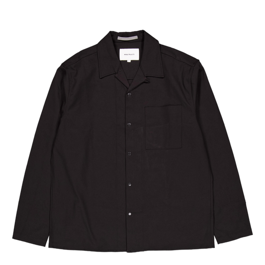 Carsten Solotex Twill Shirt Ls 9999 Black