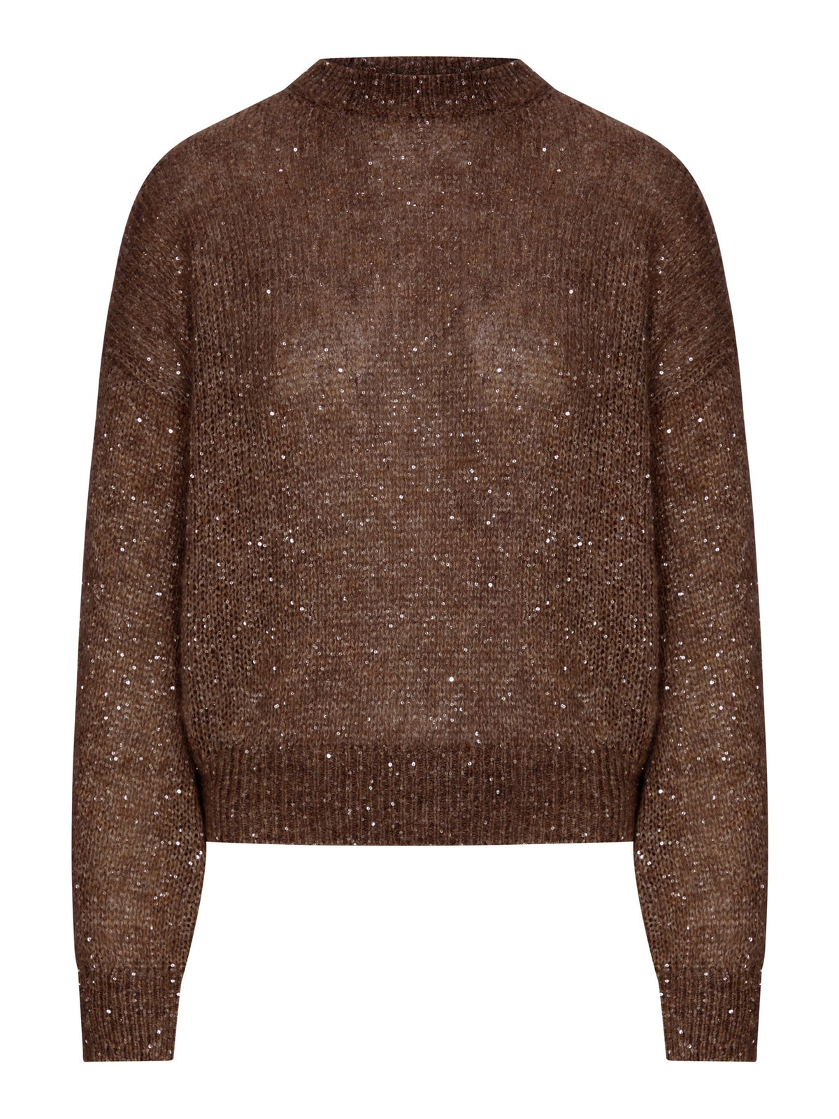 MAGLIA IN FILATO LUREX CON PAILLETTES