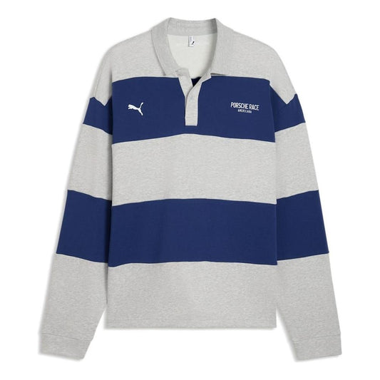 PUMA x Porsche Legacy Long Sleeve Polo Shirt 'Blue Jewel' 634485-19