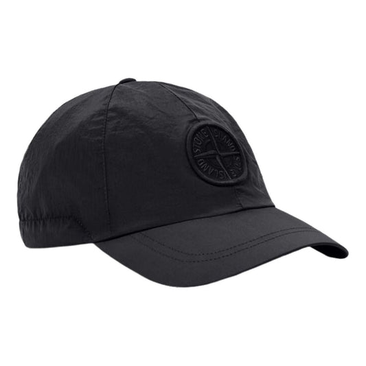 STONE ISLAND 9100011 Nylon Metal ECONYL Baseball Cap 'Black' L1S159100011S0076V0029