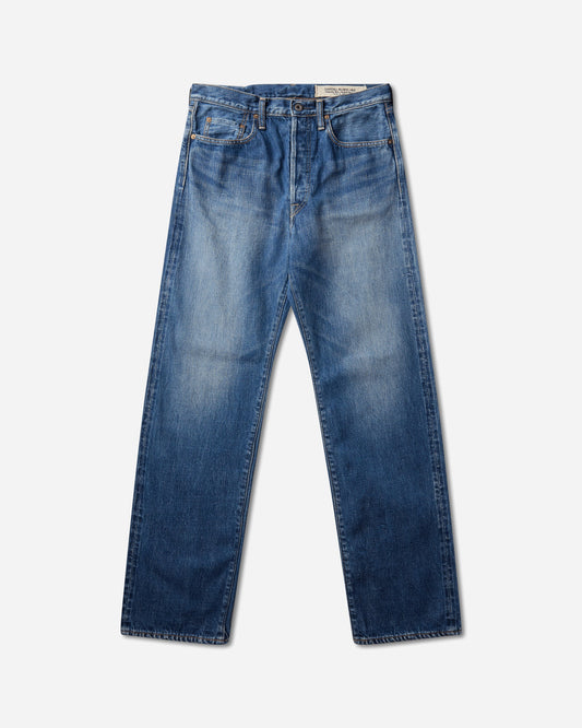 Men's 13.5oz Zimbabwe Denim 5P Monkey TH Pants (Processed) Washed Indigo