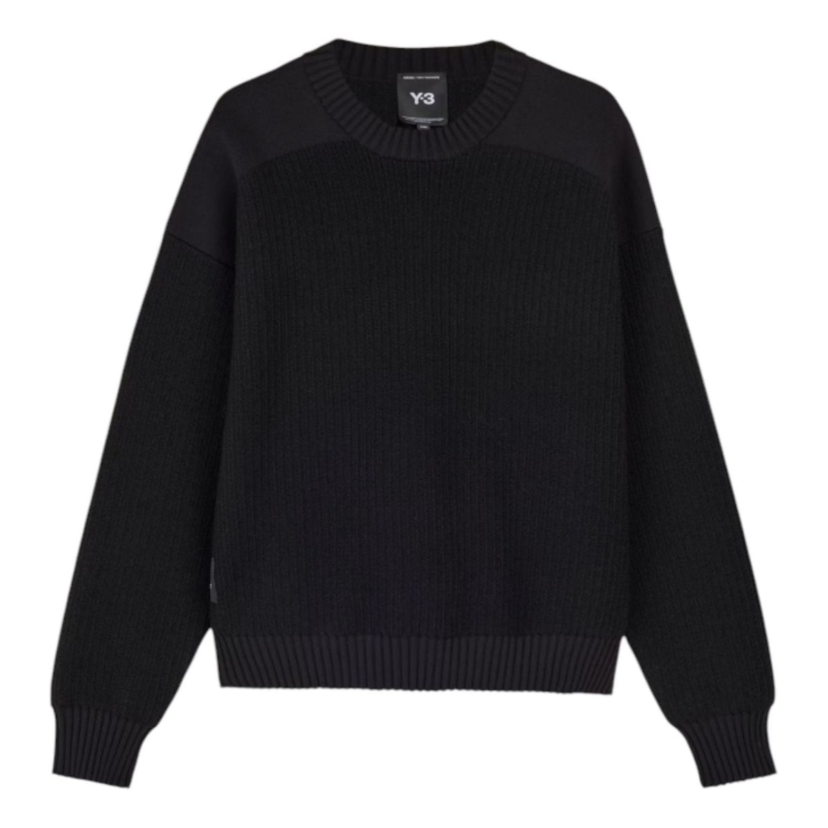 adidas Y-3 UT Knit Crew Sweater 'Black' KD2555