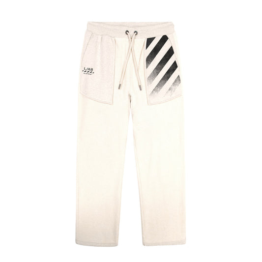 L/AB c/o Off-White™ Mens Reverse Open Hem Pants