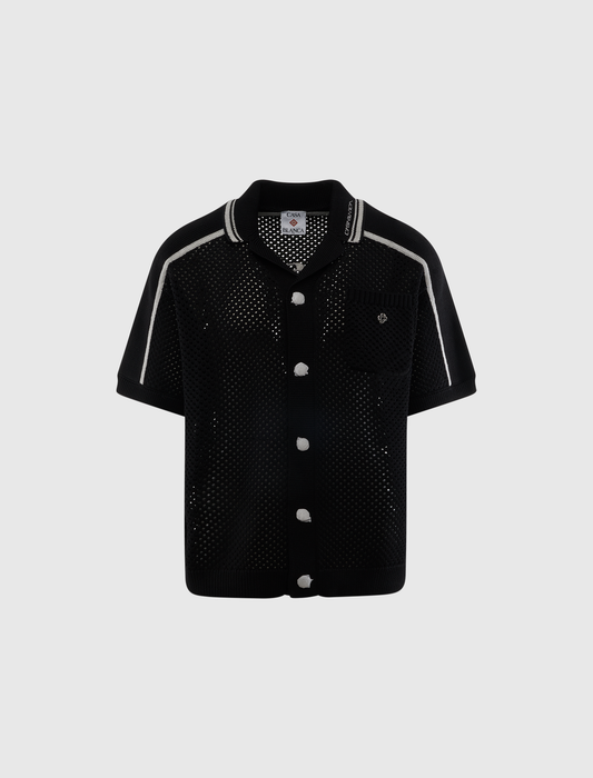 BLACK MESH SHIRT