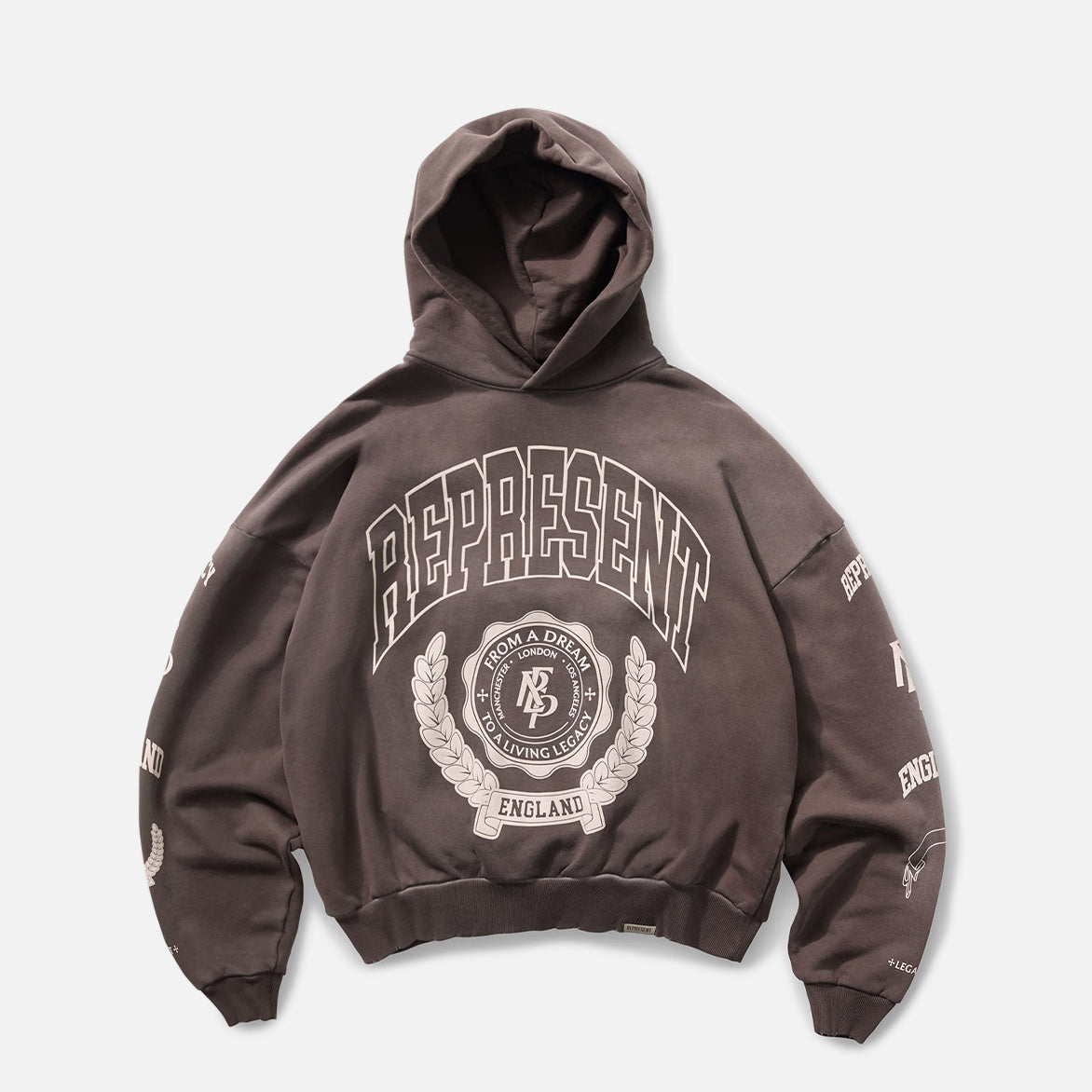 LEGACY CREST HOODIE - NERO