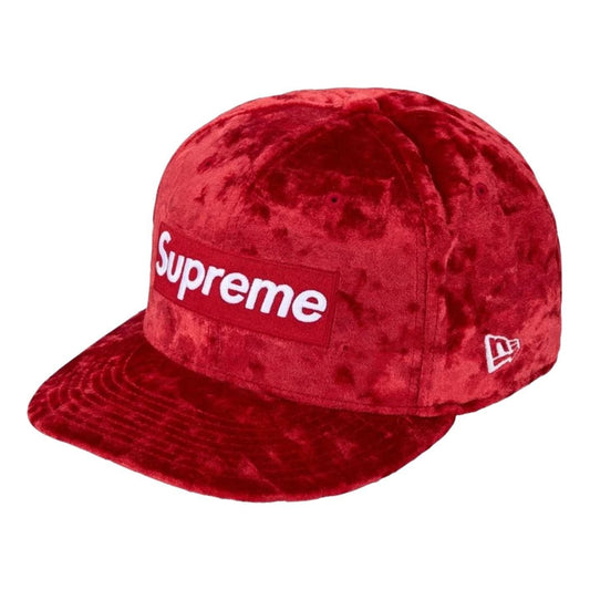 Supreme FW26 x New Era Crushed Velvet Box Logo 'Red' SUP-FW26-2019-RED - Supreme Professional Edition