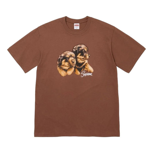 Supreme FW26 Puppies T-Shirt 'Brown' SUP-FW26-003-BRN