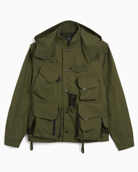 Chaqueta impermeable Relaxed Desmontable South2 West8 Tenkara Trout para hombre