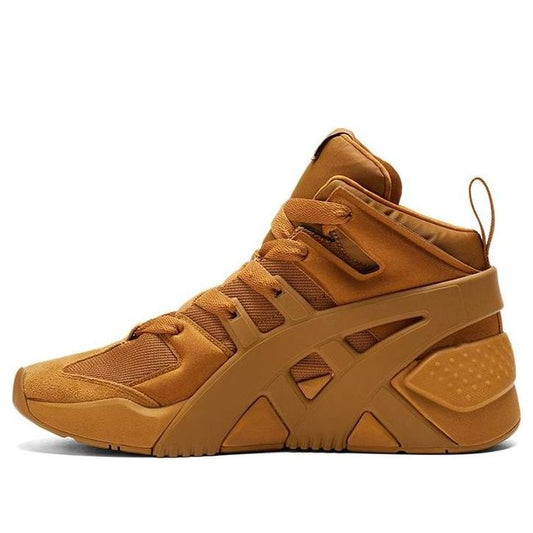 Onitsuka Tiger Big Logo Trainer Puffed Shoes 'Brown' 1183B559-200