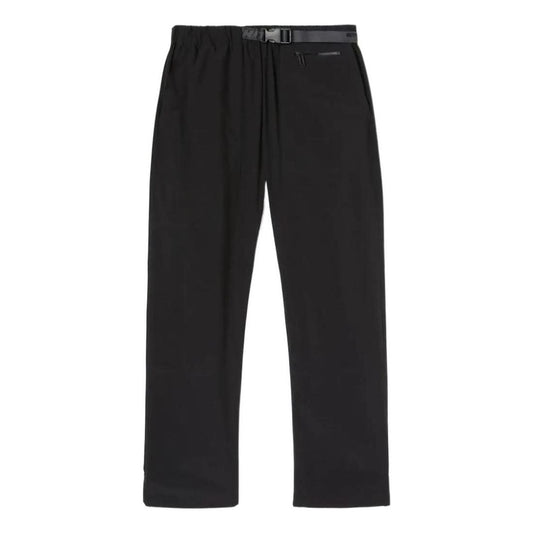 Men's Off-White SS22 Solid Color Straight-Leg Casual Pants/Trousers Black OMCA230C99FAB0011007