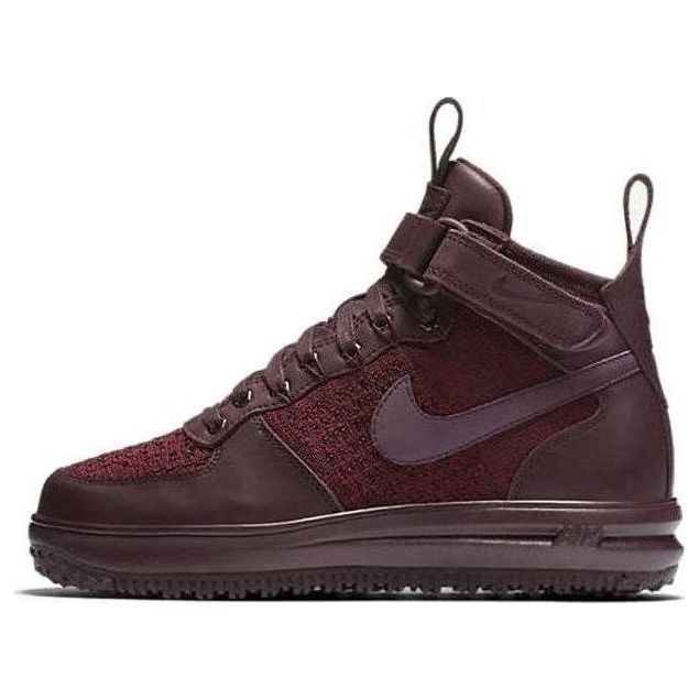 (WMNS) Nike Lunar Force 1 Flyknit Workboot 'Deep Burgundy' 860558-600