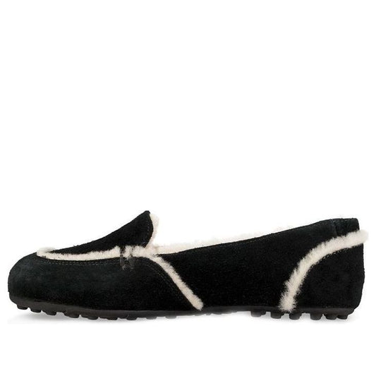 (WMNS) UGG Hailey Loafer 'Black' 1020029-BLK