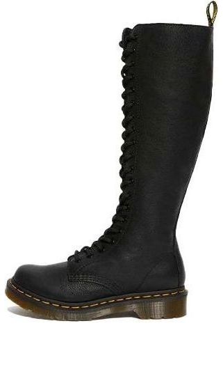 (WMNS) Dr. Martens Virginia 1B60 Lace-Up Boots 'Black' 23889001