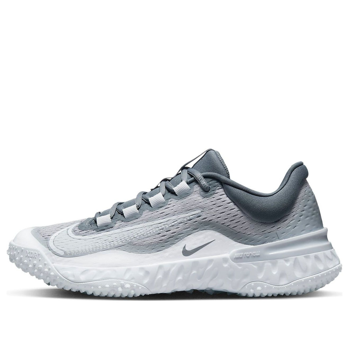 (WMNS) Nike Alpha Huarache Elite 4 Turf Softball Shoes 'Wolf Grey Pure Platinum' DV0496-012