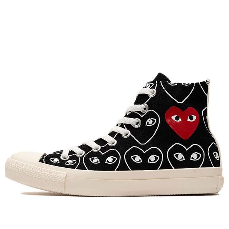 Converse x CDG Chuck Taylor All StarMulti-Heart 'Black White' 168982C