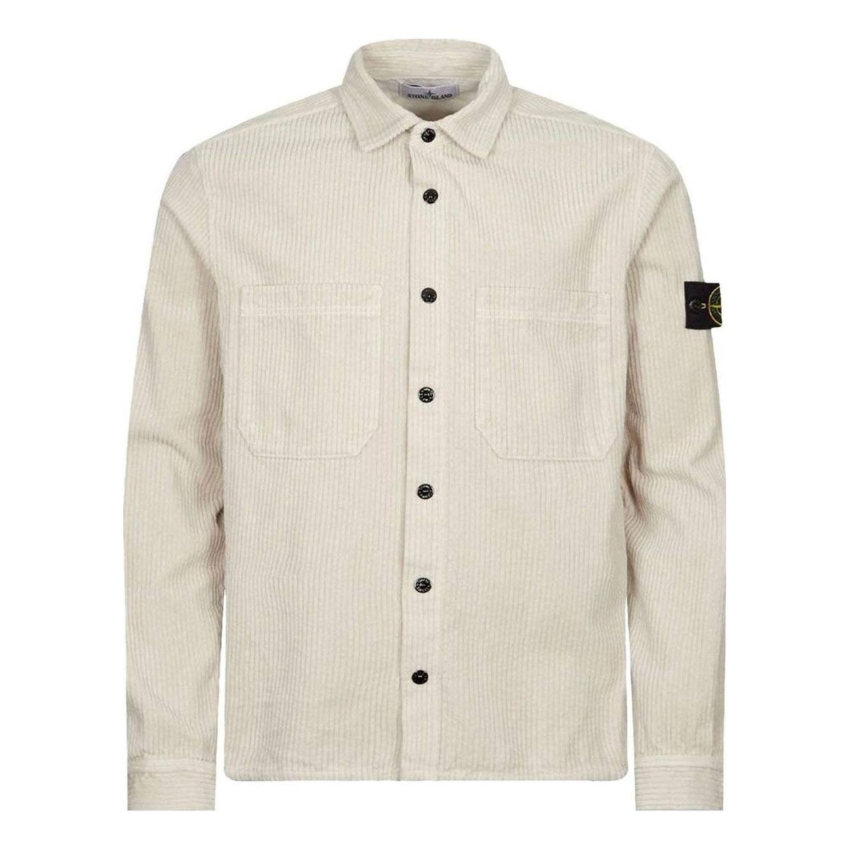 STONE ISLAND Cord Overshirt 'Plaster' 791511311-V0097
