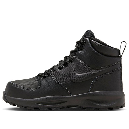 (GS) Nike Manoa Leather 'Triple Black' BQ5372-001