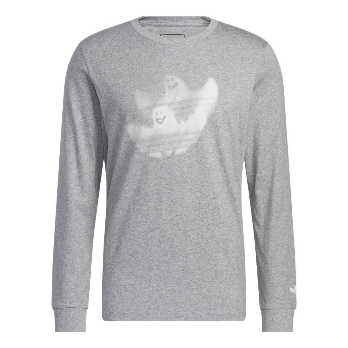 adidas Graphic Shmoofoil Long Sleeve Tee 'Grey' HS3063