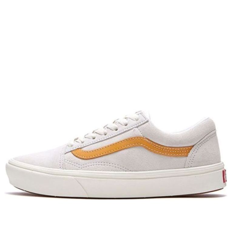 Vans Comfycush Old Skool Low Tops Casual Skateboarding Shoes Unisex Gray Orange VN0A3WMA2BH