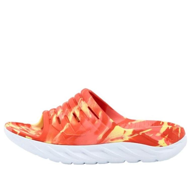 HOKA ONE ONE Ora Recovery Slide 'Swirl Yellow Pear Fiesta' 1126856-YPFS