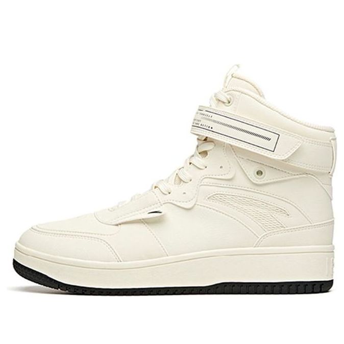 ANTA Skateboarding Series Sneakers High 'Light Beige Black' 912048010-2