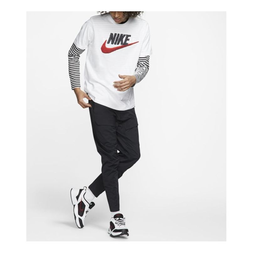 Nike Logo Round Neck Short Sleeve White AR4994-100
