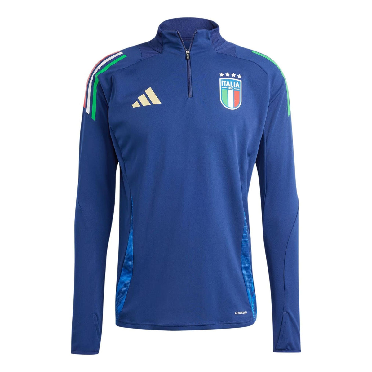 adidas Italy Tiro 24 Competition Training Top Asia Sizing 'Blue' IQ2167