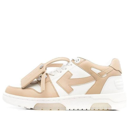 (WMNS) Off-White Out Of Office Low-Top Sneaker 'Tan White' OWIA259S22LEA0010117
