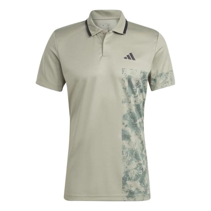 adidas Tennis Paris HEAT.RDY FreeLift Polo Shirt 'Silver Pebble' HT7233