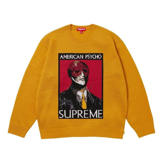 Supreme FW23 Week5 American Psycho Sweater 'Orange' SUP-FW23-091