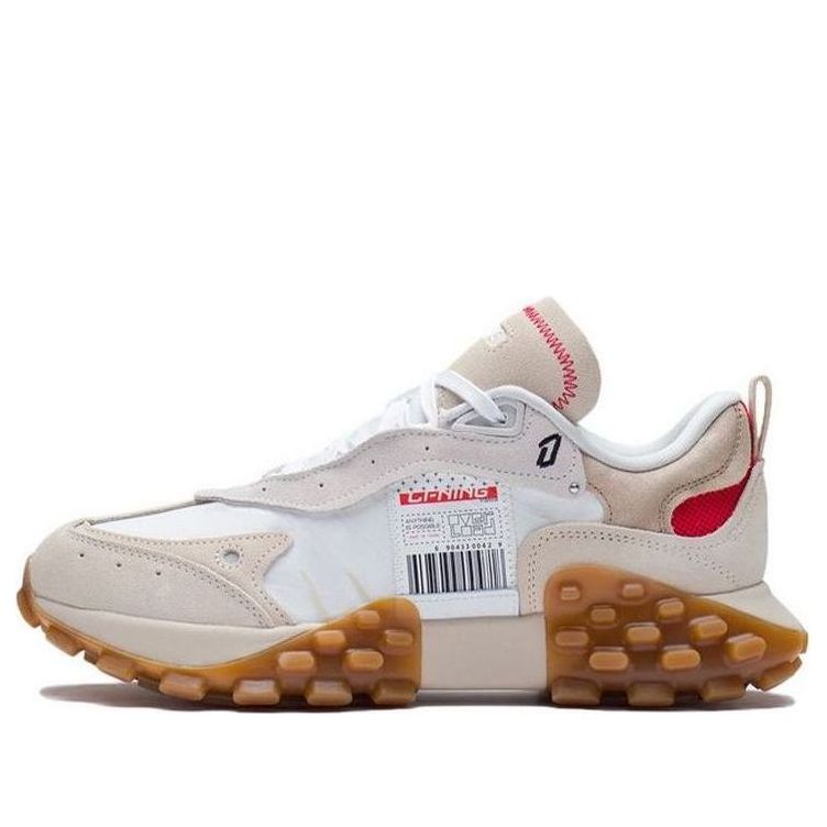Li-Ning Overload 'White Grey Red' AZGS081-1