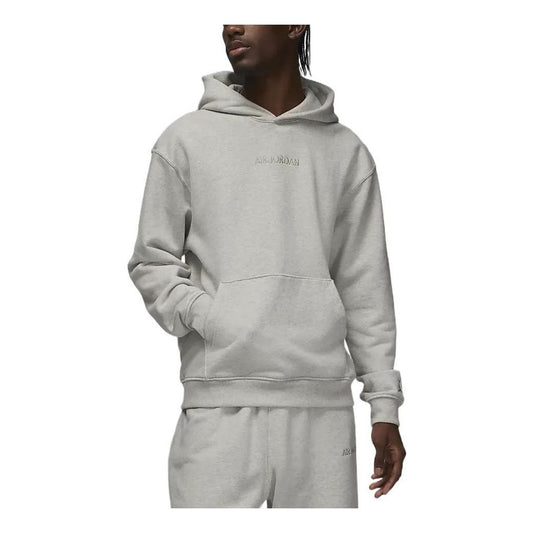 Air Jordan Wordmark Fleece Hoodie 'Grey' FJ1967-050