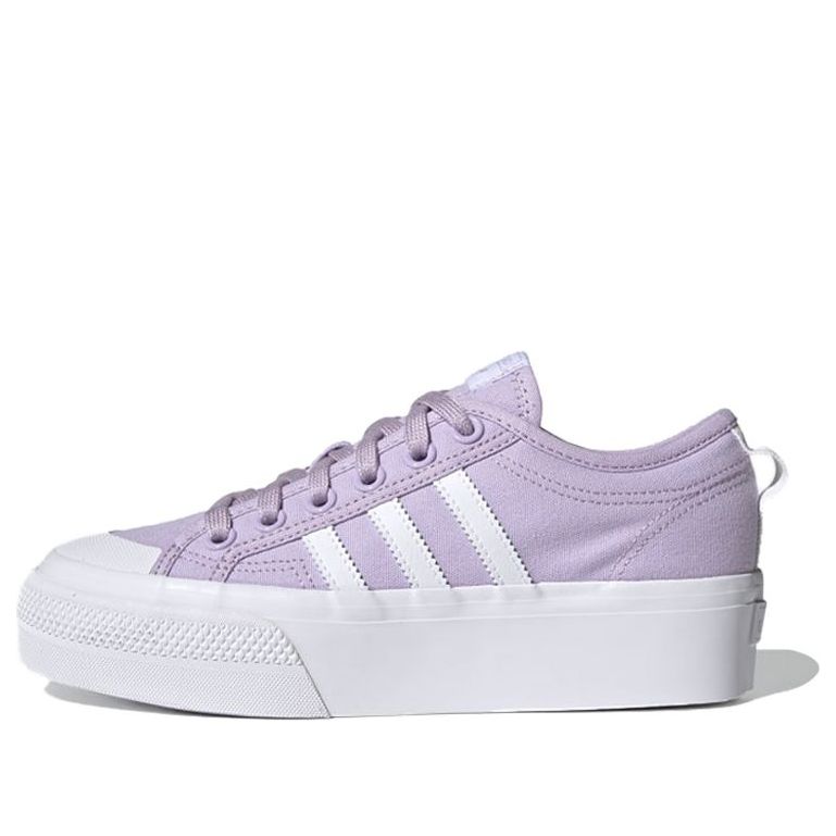 (WMNS) adidas Nizza Platform 'Purple White' FV5455
